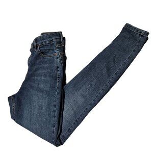 Topshop Moto Jamie Jeans Womens Size 25 Skinny Mid Rise Medium Wash Denim Pants